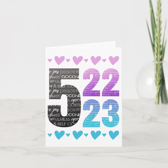 Frukt av spritkortet kort (Framsida)