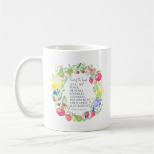 Frukt av vattenfärgsverket kaffemugg