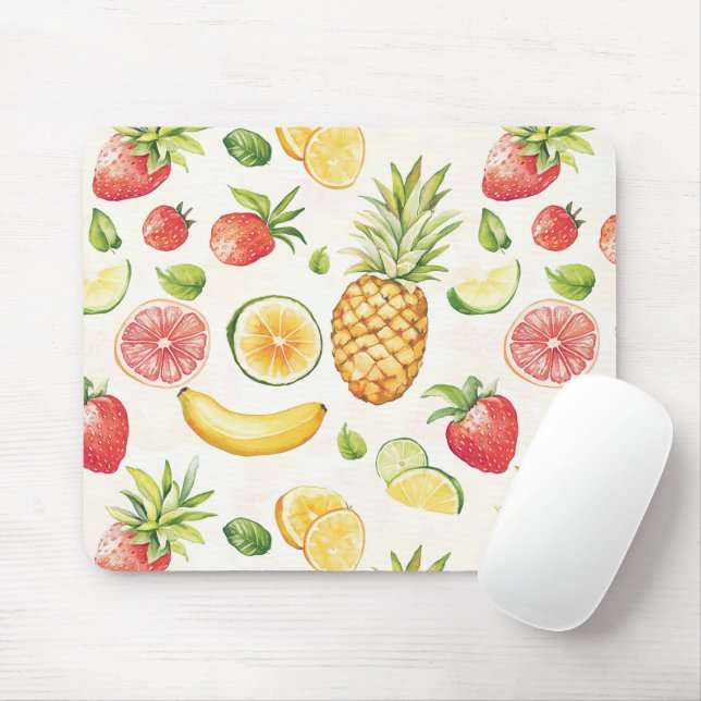 Frukt  Banan Lime Citron Jordgubbe Ananas Musmatta (Med mus)