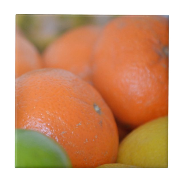 Frukt belägger med tegel kakelplatta (Framsidan)