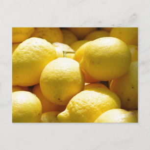 Frukt: Citroner Vykort