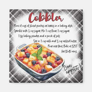 Frukt Cobbler-recept Magnet