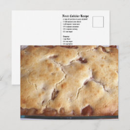 Frukt Cobbler Recept Postkort Vykort