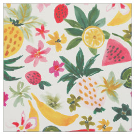 FRUKT FLINGERINGO Cute Tropical Fruit Mönster Tyg
