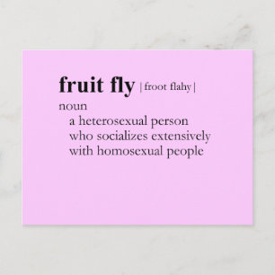 FRUKT FLY (definition) Vykort