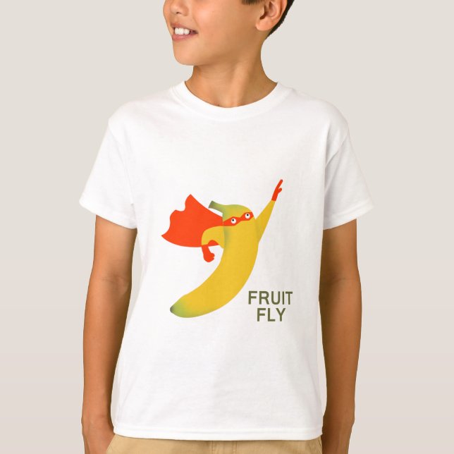 Frukt Fly Tee Shirt (Framsida)