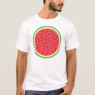 Frukt för vattenmelonskivasommar t-shirt