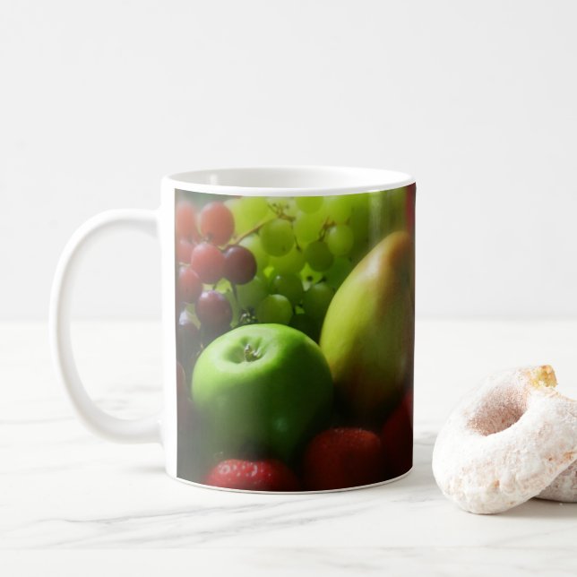 Frukt, fortfarande livkaffe Mugg (Med munk)