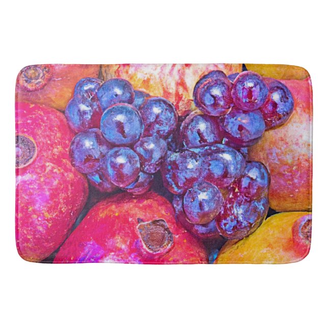 Frukt, fortfarande livskonst badrumsmatta (Framsidan)