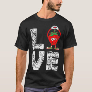Frukt från Älskare Eater - jag Kärlek Strawb T Shirt