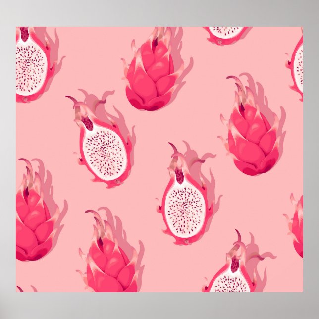 Frukt från Dragon: Sömlös, hög detaljnivå Poster (Framsidan)