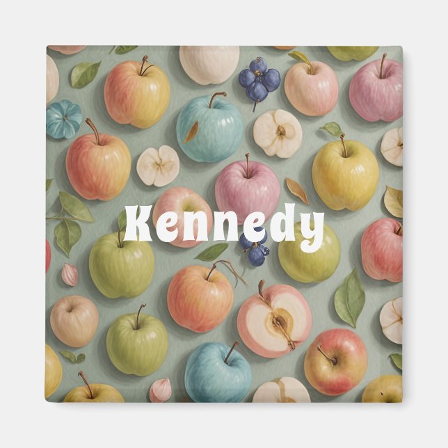 Frukt från frukten Pastel Stollig: Magnet (Framsidan)