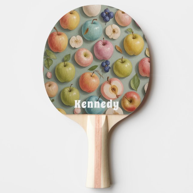 Frukt från frukten Pastel Stollig: Pingisracket (Framsidan)