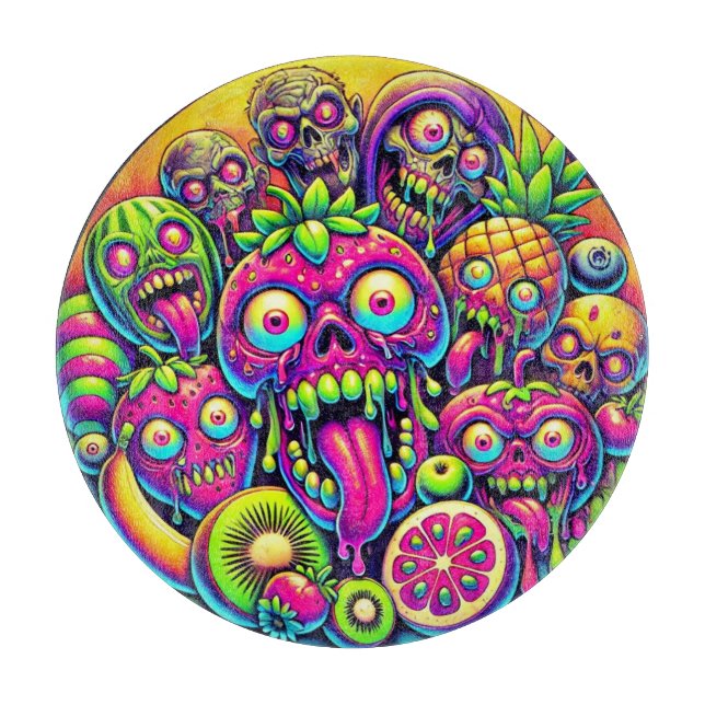Frukt Frenzy: Neon Zombie Harvest (Framsidan)