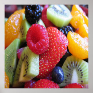 FRUKT-GRÖNSAKER POSTER