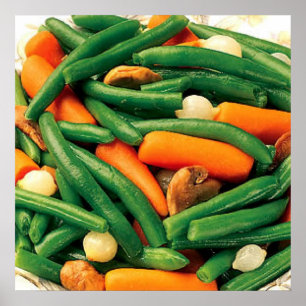 FRUKT-GRÖNSAKER POSTER