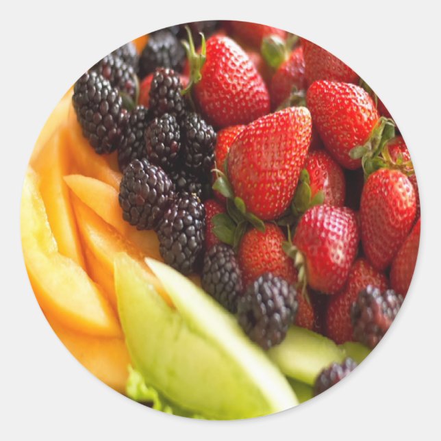 FRUKT-GRÖNSAKER RUNT KLISTERMÄRKE (Framsida)