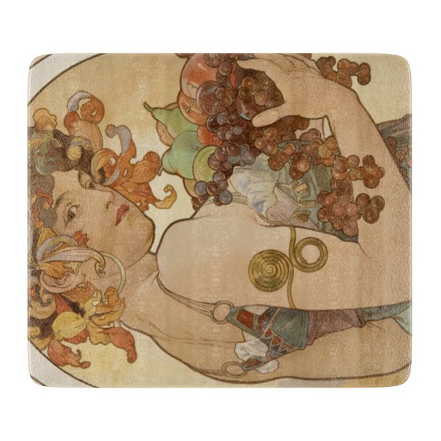 Frukt (Jugendstil) (Kvinnoporträtt) (Frukter) (Framsidan)