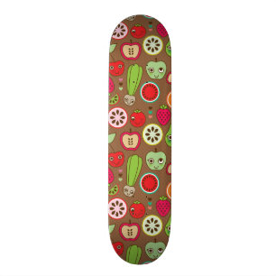 Frukt kök mönster skateboard bräda 20,5 cm