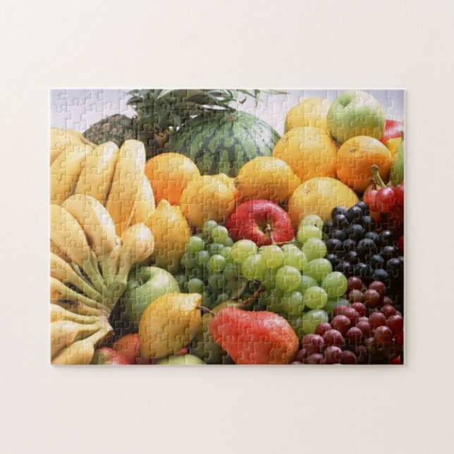 Frukt Medley Photo Puzzle Pussel (Horisontell)