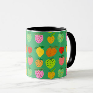 Frukt mönster, jättekaffe mugg