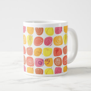 Frukt mönster jumbo mugg