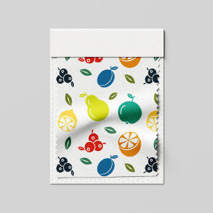 Frukt Mönster, plommon, Orange, citron, päron, äpp Tyg