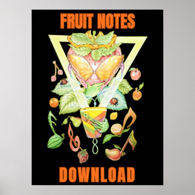 Frukt Notis Nedladdning  Poster (Framsidan)