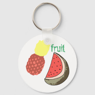 frukt nyckelring