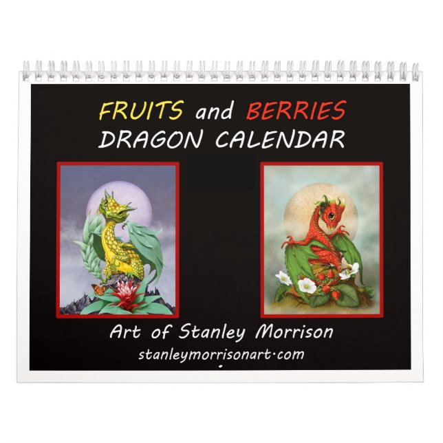 Frukt- och bärdrakekalender kalender (Omslag)