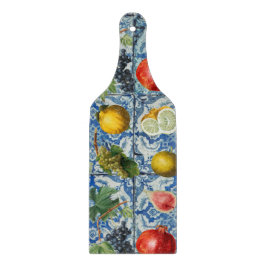 Frukt och blåvit mosaik i Medelhavet