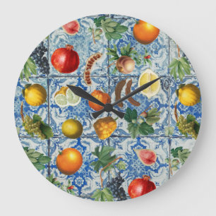 Frukt och blåvit mosaik i Medelhavet  Stor Klocka