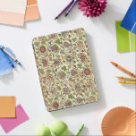 Frukt och blommor från besättningsarbete iPad pro skydd<br><div class="desc">Ett fantastiskt täcke av Tudor/Stuart-kudde skapat med kräftbroderier,  med frukt och blommor,  inklusive druvor,  nejlikor och ro.</div>