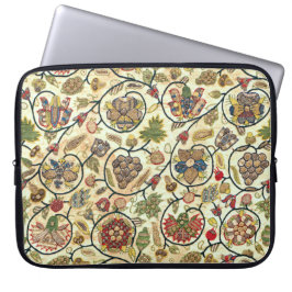 Frukt och blommor från besättningsarbete laptop fodral