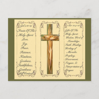 Frukt och gåvor av Heliga-spritkortet Vykort