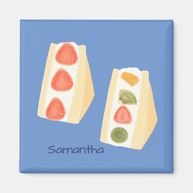 Frukt- och gräsmattor magnet (Framsidan)