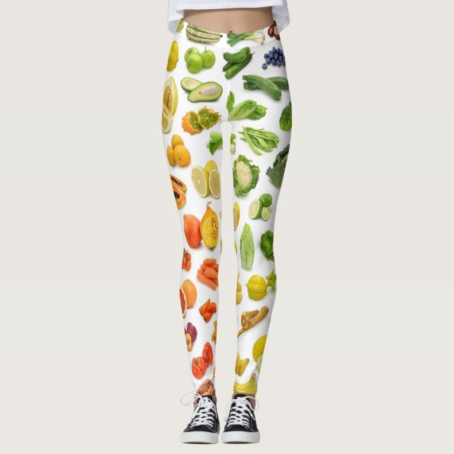 Frukt- och grönsakDAMASKER - TOPPENCOOLA Leggings (Framsida)
