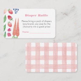 Frukt och grönsaker Babykläder, dykare Raffle Tilläggskort