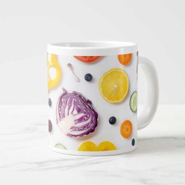 Frukt och grönsaker jumbo mugg (Framsida höger)
