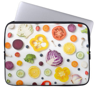 Frukt och grönsaker laptop fodral