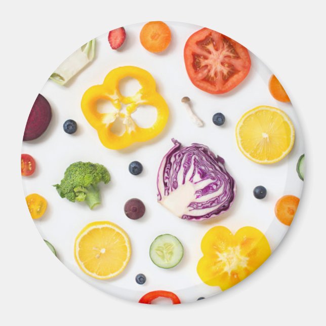 Frukt och grönsaker magnet (Framsidan)