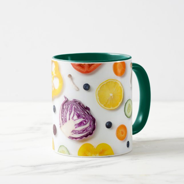 Frukt och grönsaker mugg (Framsida höger)