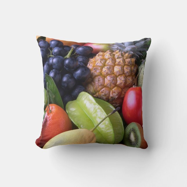 Frukt och grönsaker Pillow Kudde (Framsida)