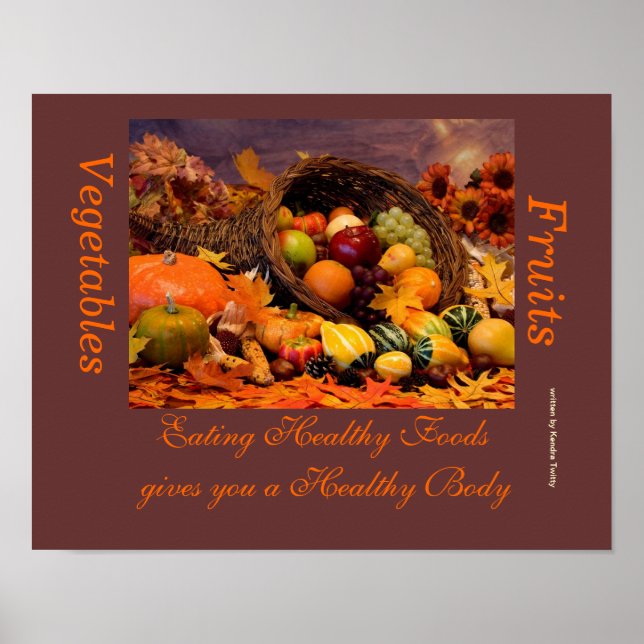 Frukt och grönsaker poster (Framsidan)