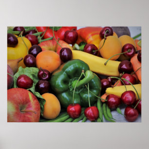 Frukt och grönsaker poster