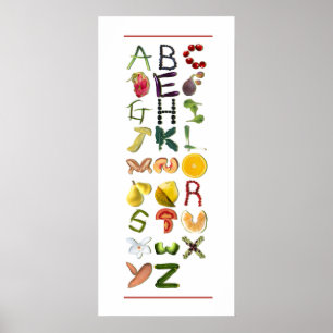 Frukt och grönsaker poster
