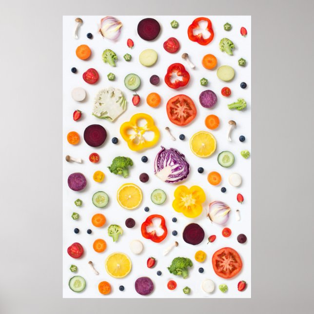 Frukt och grönsaker poster (Framsidan)