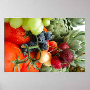 Frukt och grönsaker poster