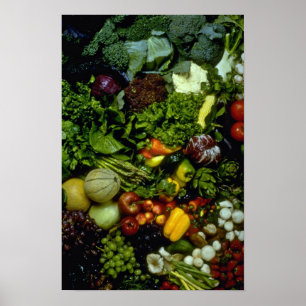Frukt och grönsaker poster