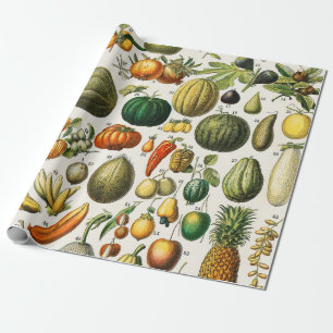 Frukt och grönsaker presentpapper